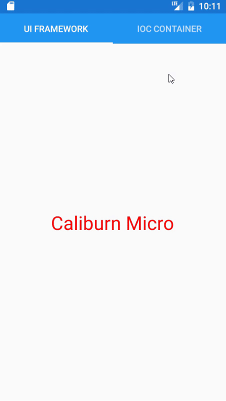 Caliburn Micro AutoFac
